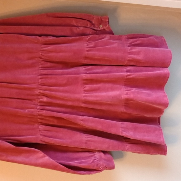 Jodifl Corduroy Peplum tiered Mini Boho Western Dress Size L - Picture 11 of 11